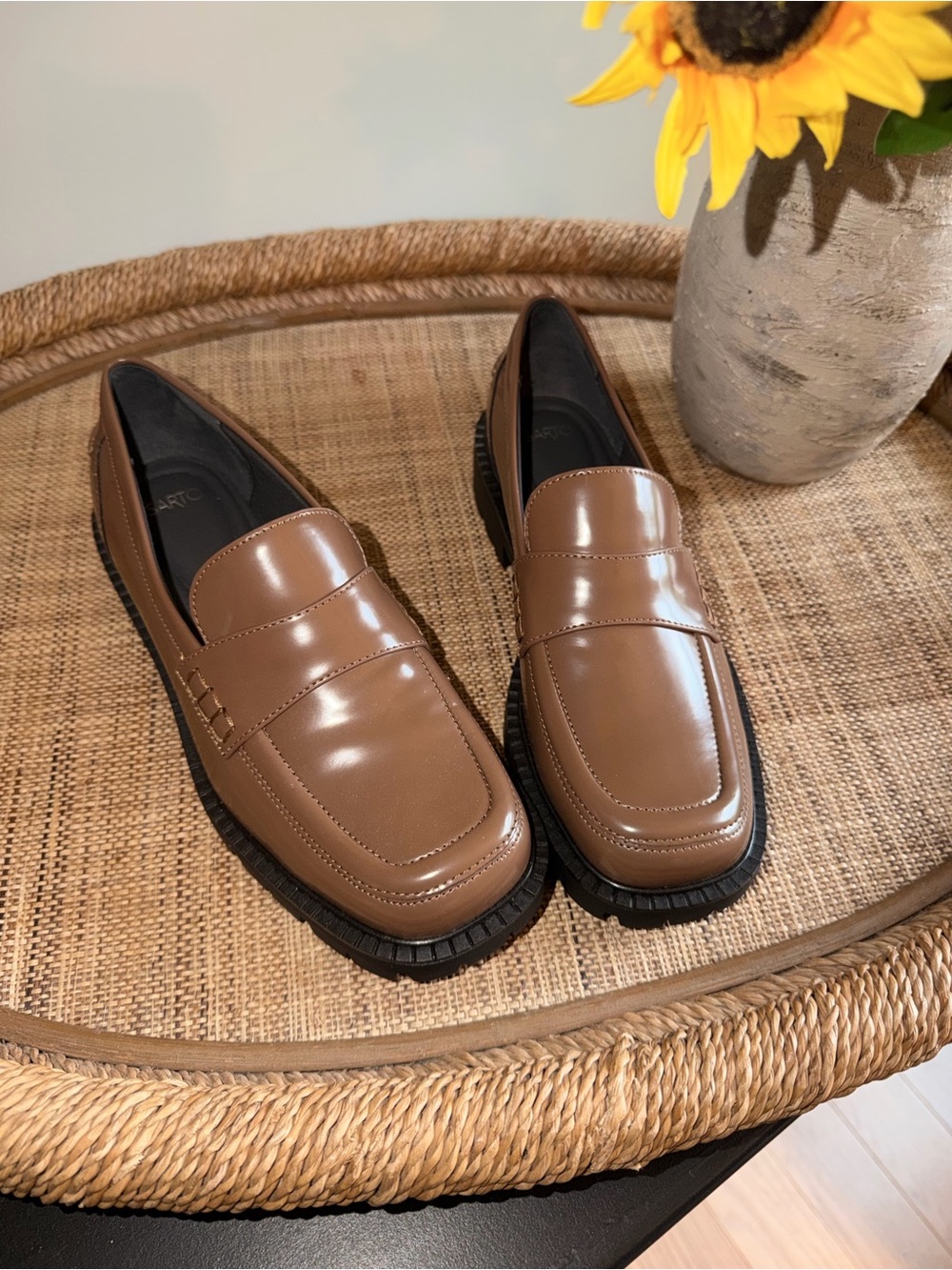 Franco Sarto Women's Patent Loafers size 8.5 never worn